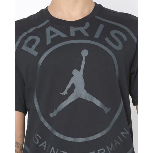 Jordan PSG Paris Saint-Germain SS Logo T-Shirt Men’s Size Large - Picture 4 of 10